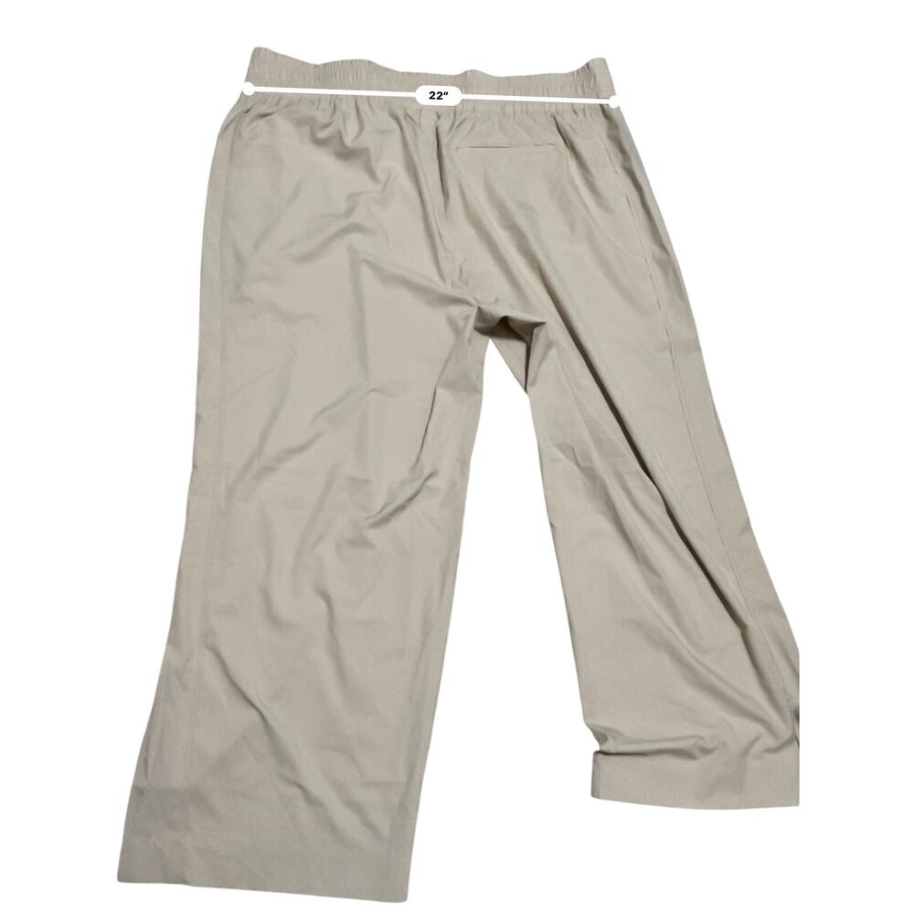 Old Navy StretchTech High-Waist Wide-Leg Split Pants 3X NWT Stone Quick-Dry - Picture 6 of 10
